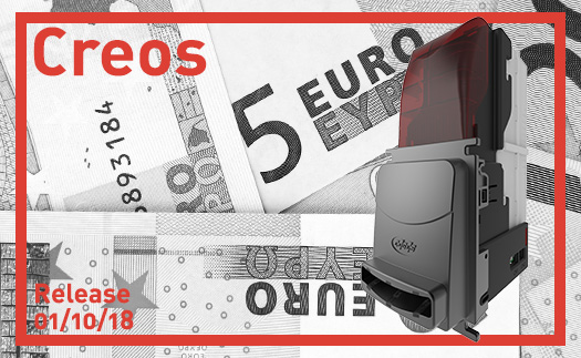 Coges stellt den neuen Banknotenleser Creos vor